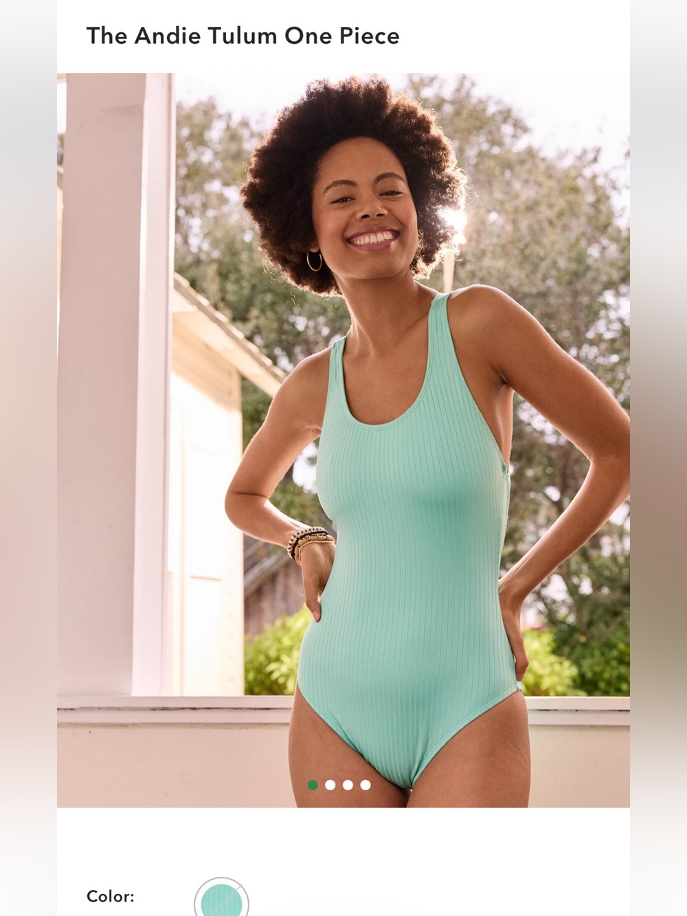 AERIE ANDIE TULIM CROSS BACK ONE PIECE XL NWT